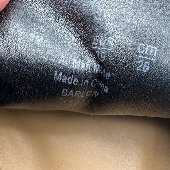 Franco Sarto Barlow women’s size 9 M black faux patent leather loafer mule - Picture 7 of 8